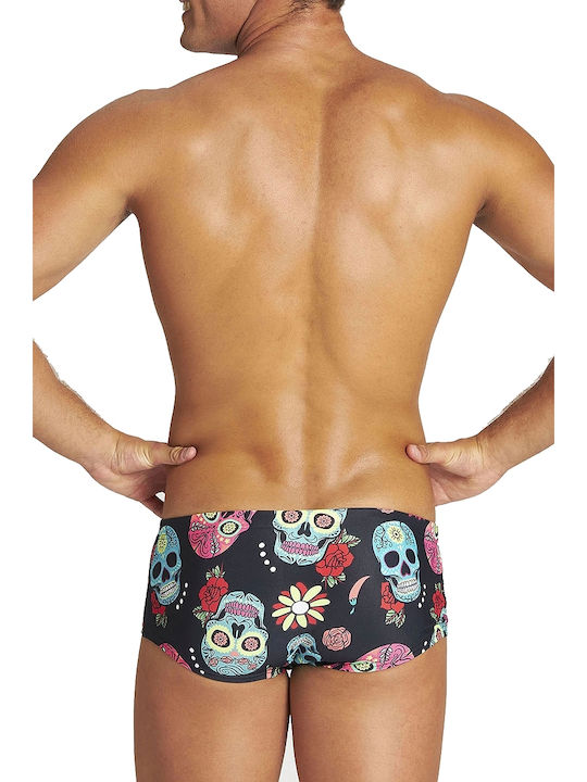 Arena Crazy Skulls Carnival Herren Badehose Shorts Mehrfarbig