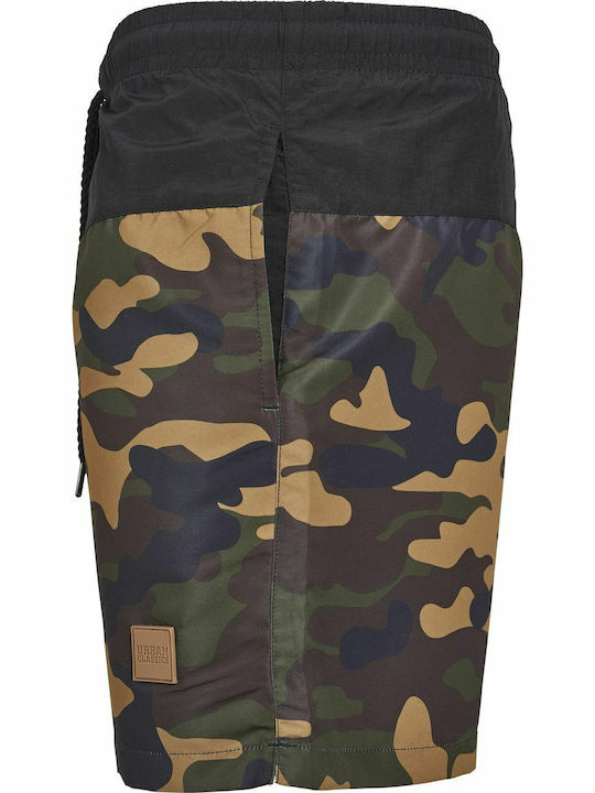 Men's Swimwear Shorts Black / Wood Camo