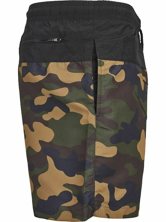 Men's Swimwear Shorts Black / Wood Camo