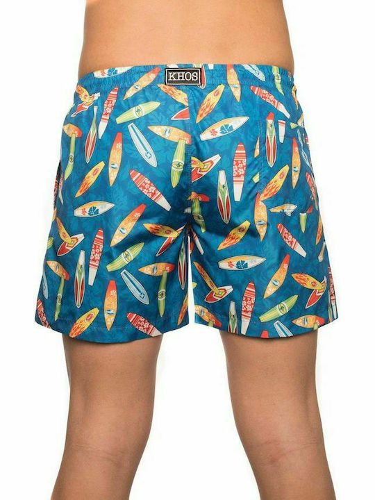 Khos Surf Herren Badebekleidung Shorts Mehrfarbig mit Mustern