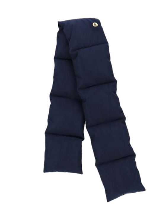 Kids' Quilted Jacket Long with Hood Blue