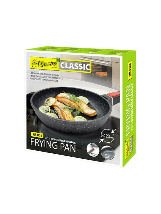Maestro Maestro Aluminium Pfanne mit Stein Innenbeschichtung 28cm
