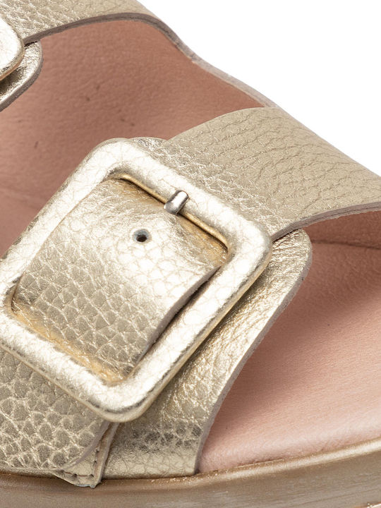 Leather Women's Sandals Platino