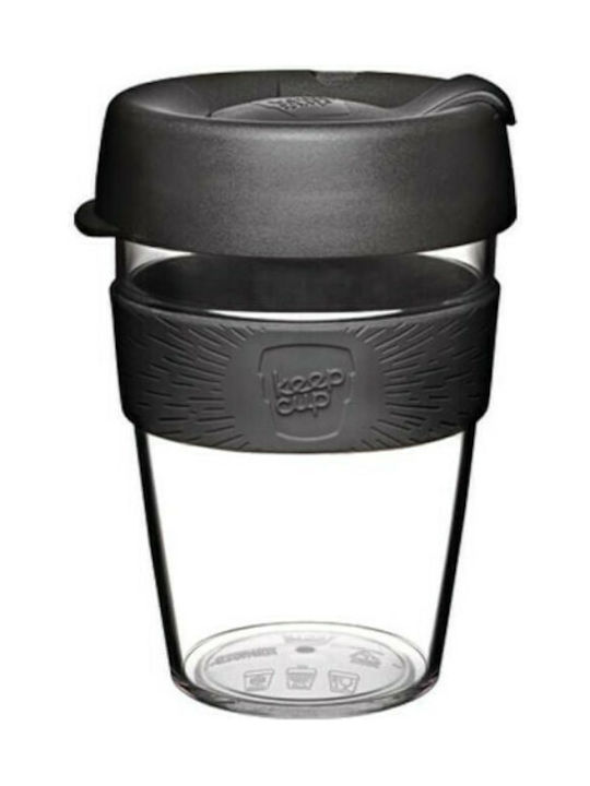 Keep Cup Original Tasse Kunststoff mit Deckel Origin Clear Edition 340ml 1Stück