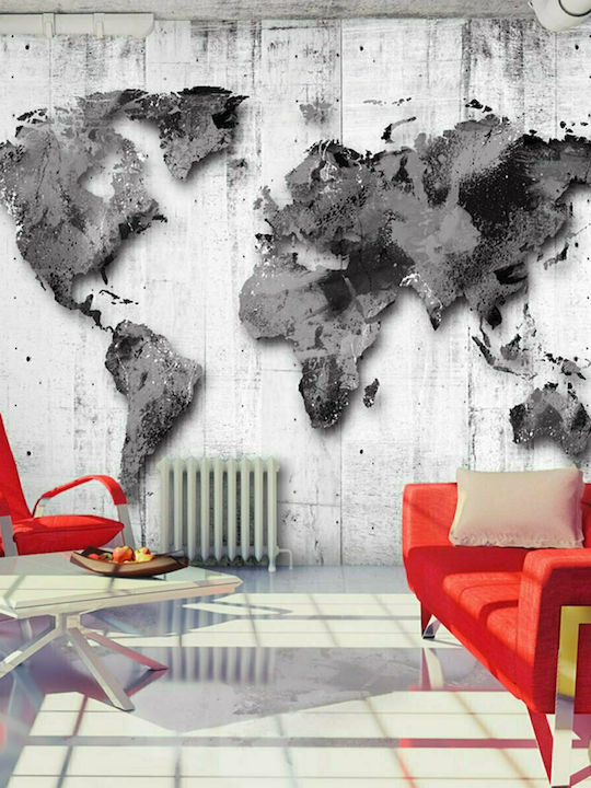 Fototapet de Perete 150x105cm World In Shades Gray Tesatura Gri