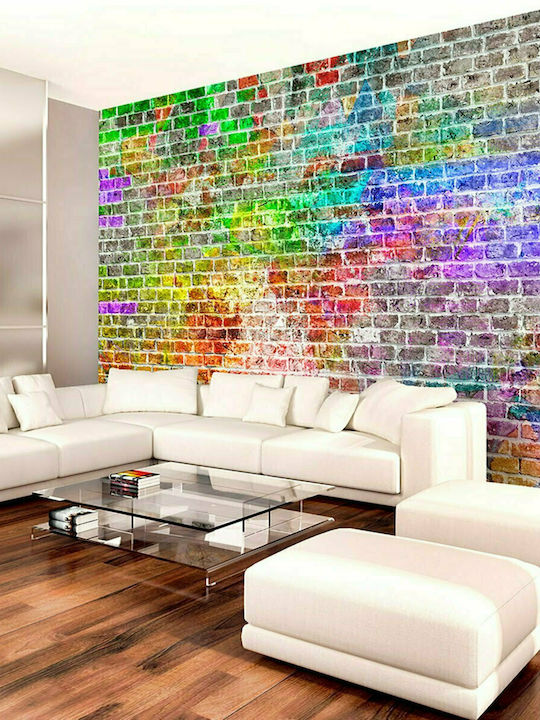 Fototapet de Perete 150x105cm Rainbow Wall Tesatura