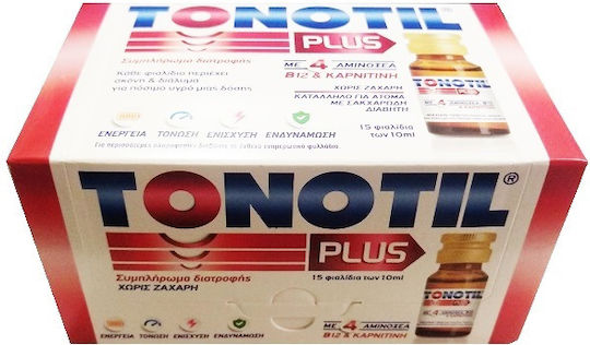 Tonotil Plus Πολυβιταμίνη 15τμχ x 10ml για Ενέργεια