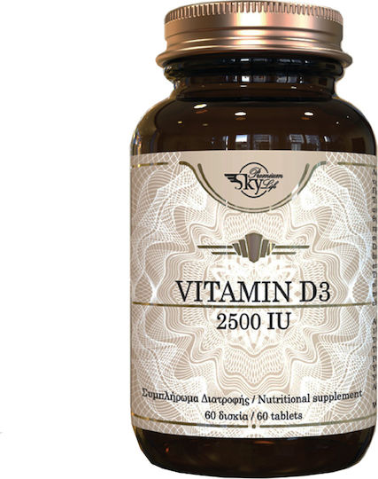 Sky Premium Life Vitamin D3 Витамин за Подсилване на имунната система & здравето на костите 4000иу 60 табове