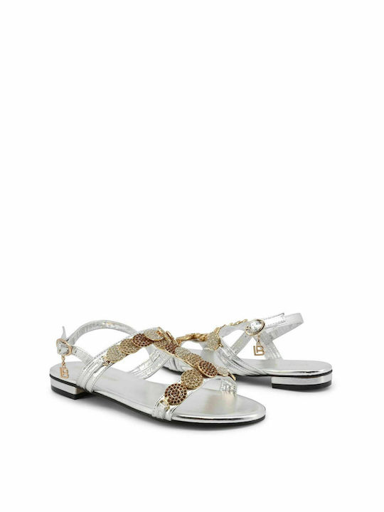 Laura Biagiotti Women's Flat Sandals In Gray Colour