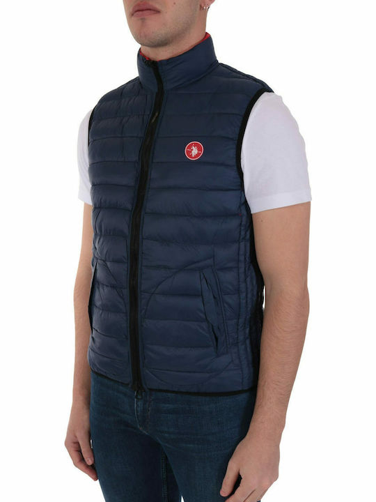 Assn Sleeveless Jacket Puffer Navy / Red