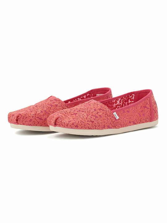 Toms Women's Knitted Espadrilles Pink 10017806