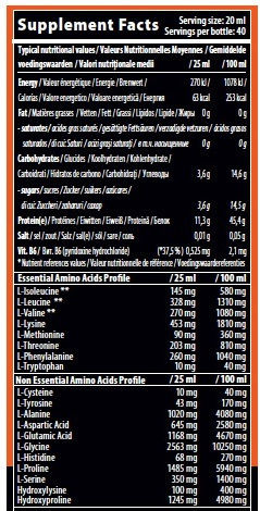 QNT Amino Liquid 40000mg 1000ml Red Fruits