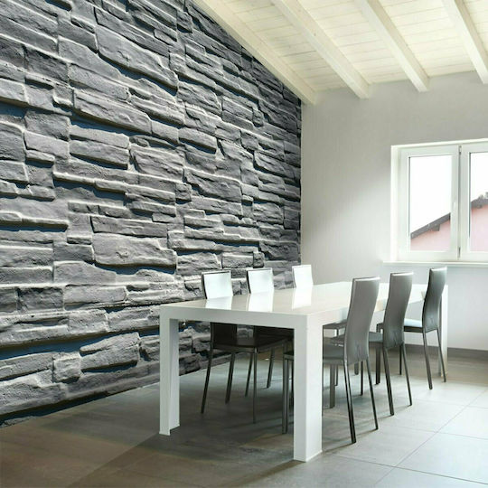 Fototapete Grey Stone Wall Stoff Gray L300xB231cm Fototapete Grey Stone Wall Stoff Gray L300xB231cm