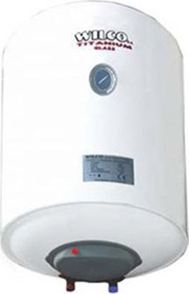 Wilco Titanium Glass Ηλεκτρομπόιλερ 100lt Glass Κάθετο 4kW