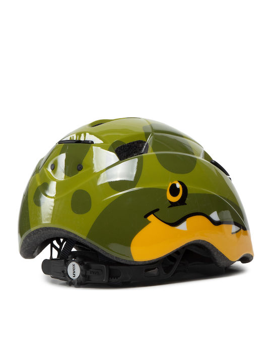 Uvex Kid 2 Kids' Helmet for Mountain Bike Green with LED Light