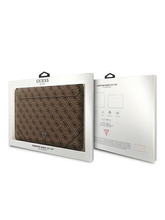 Guess Uptown Tasche Fall für Laptop 14" Brown 4G Uptown