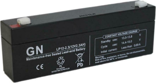 GN LP12-2.3 Батерия UPS с Капацитет 2.3Ах и Напрежение 12V 1бр