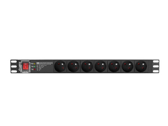 Lanberg Rack Power Strip PDU-PRO-07E-0200-BK 1pcs