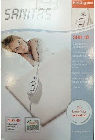 Sanitas SHK General Use Heating Pad White 40x30cm