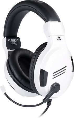 Bigben Interactive Interactive V3.0 Over Ear Gaming Headset με σύνδεση 3.5mm Λευκό