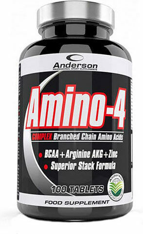 Anderson BCAAs 100 Ταμπλέτες Unflavoured