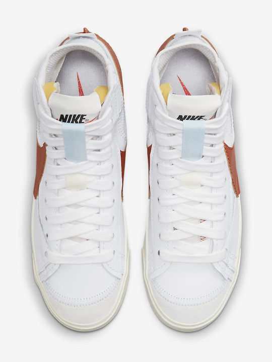 Blazer Mid '77 Jumbo Мъжки Маратонки White / Dark Russet / White Sail