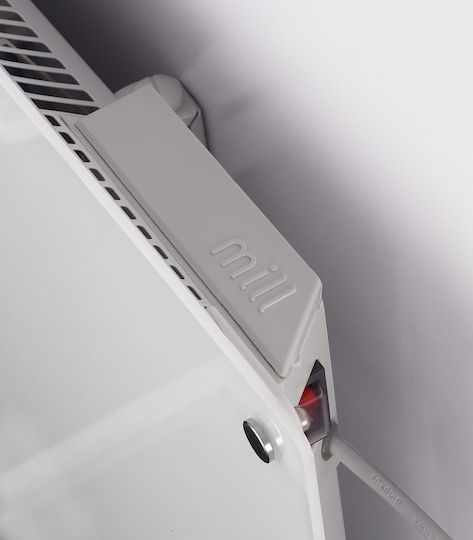 Mill MB1000L DN Convector Heater Wall 1000W with Electronic Thermostat 123x25cm White