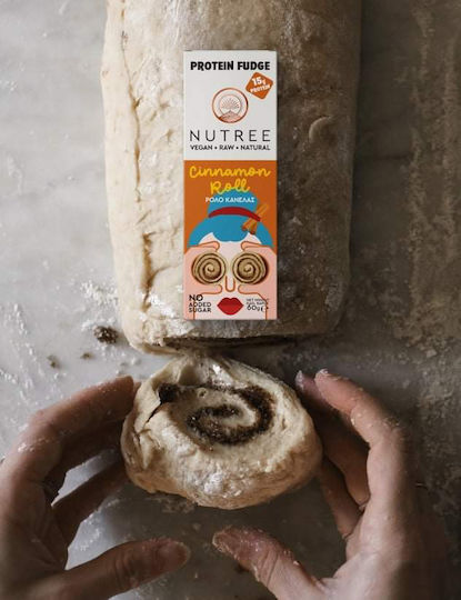 Nutree Fudge Блокче с 25% Протеин & Вкус Cinnamon 60гр