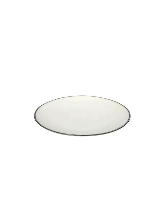 Espiel Nautica Plate Shallow made of Porcelain White with Diameter 26cm