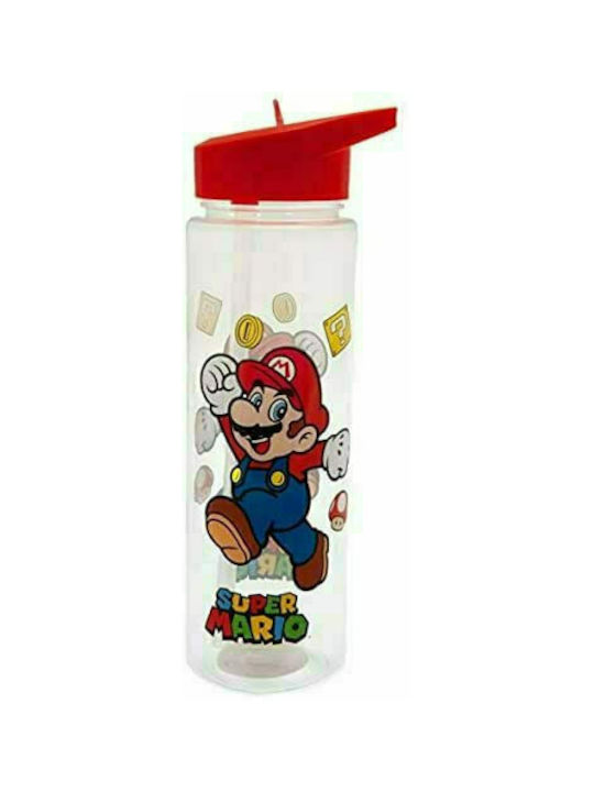 Pyramid International Super Mario Ποτήρι από Πλαστικό με Καλαμάκι 510ml