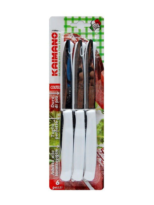 Kaimano Messer Steak aus Edelstahl 11cm KDN031950W 6Stück