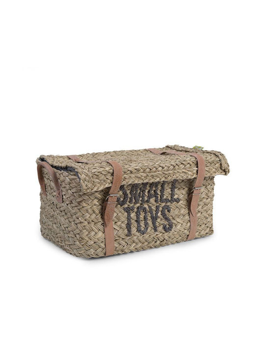 Childhome Παιδικό Κουτί Αποθήκευσης Small Toys Set Of 2 Rattan Basket Μπεζ 52x31x25cm 2τμχ
