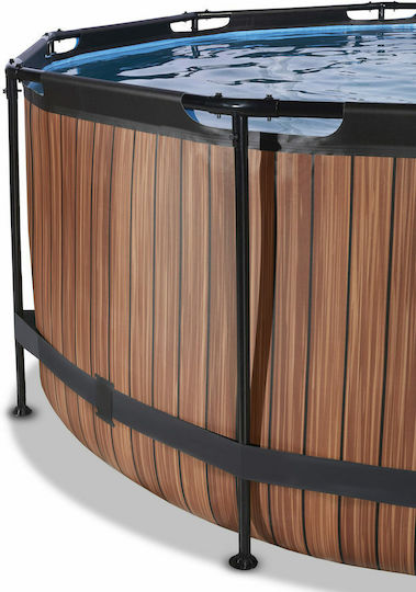 Exit Toys 10126 Piscină Rotundă cu Cadru Metalic 360x122cm