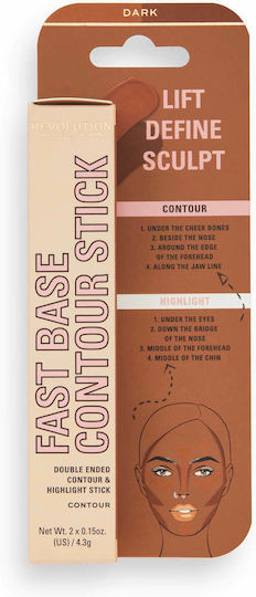 Revolution Beauty Фаст Бейс Стик Тъмен 2.4гр