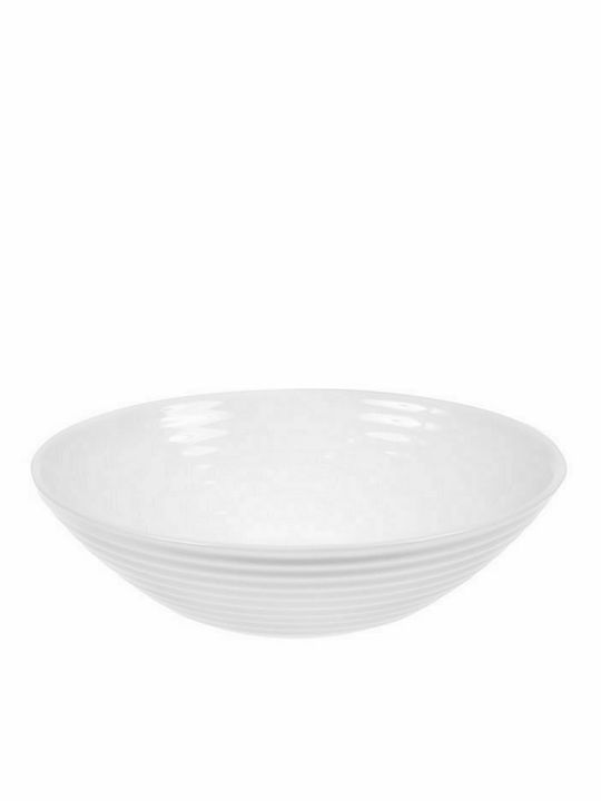 Luminarc Harena Porcelain Cereal Bowl Λευκό with Diameter 16εκ. 1pcs