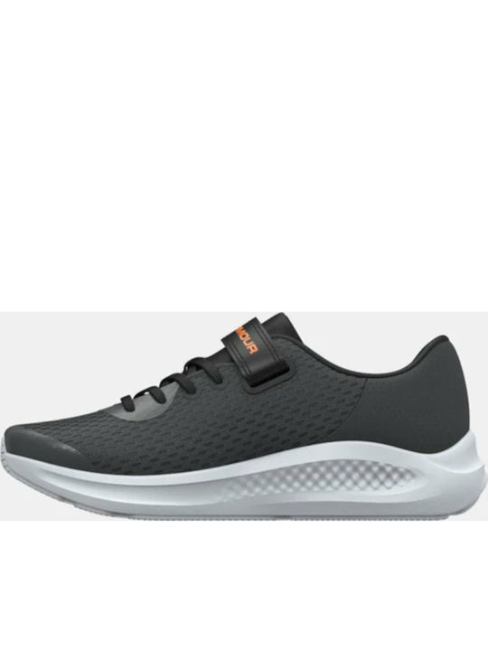 Pursuit 3 Kids Sports Shoes Running with Hoop & Loop Closure Gray