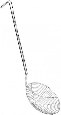 Shallow Inox Spider Strainer Spoon Gray