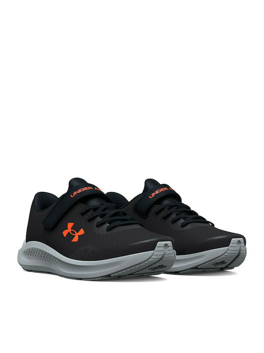 Pursuit 3 Kids Sports Shoes Running with Hoop & Loop Closure Gray