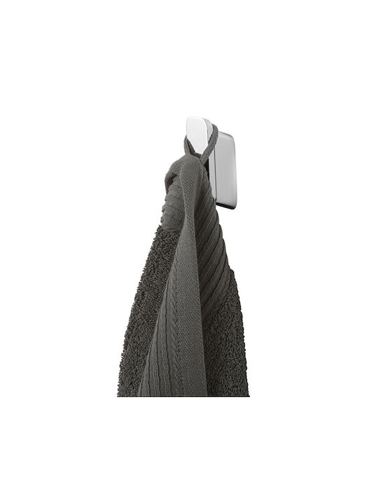 Geesa Single Wall-Mounted Bathroom Hook Silver