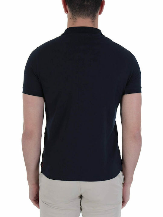King Polo Short Sleeve Blouse Navy Blue