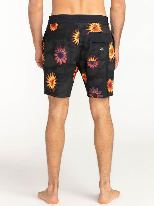 Billabong Herren Badebekleidung Shorts Schwarz mit Mustern