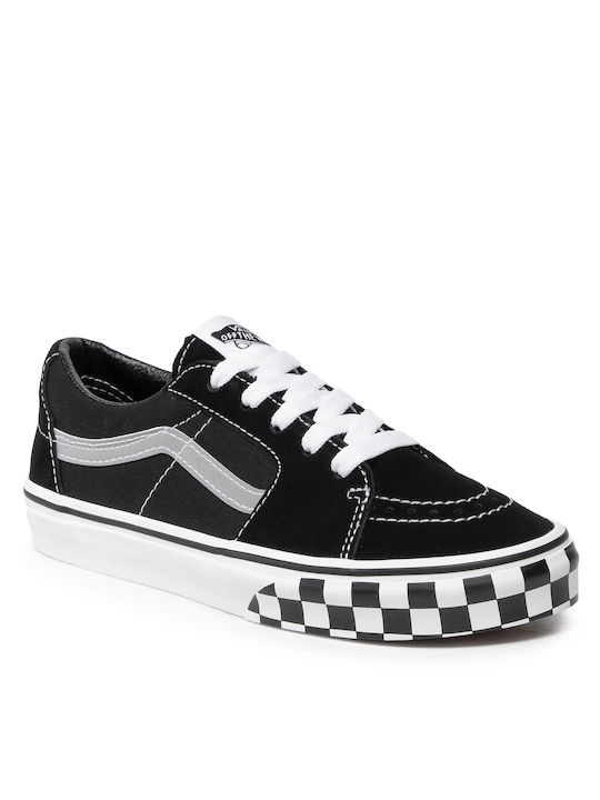 Vans Παιδικά Sneakers Sk8-Low Μαύρα