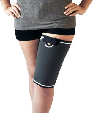 2S Paramedical Thigh Support Neoprene Black 10.04.022