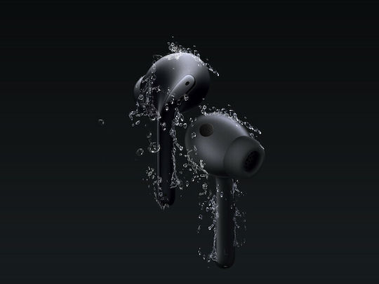 Xiaomi Buds 3 Bluetooth Handsfree Ακουστικά με Αντοχή στον Ιδρώτα και Θήκη Φόρτισης Μαύρα