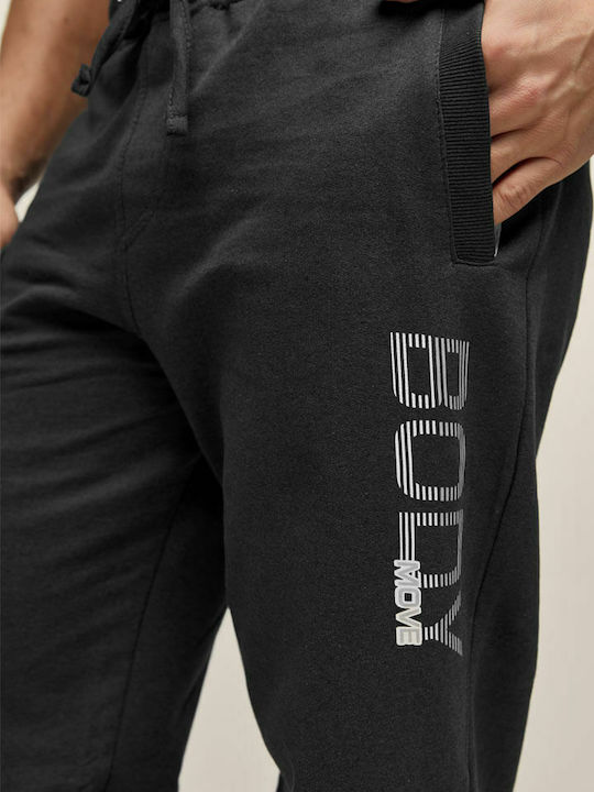 Sweatpants with Elastic Black
