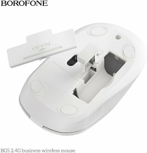 Borofone BG5 Wireless Mouse Alb