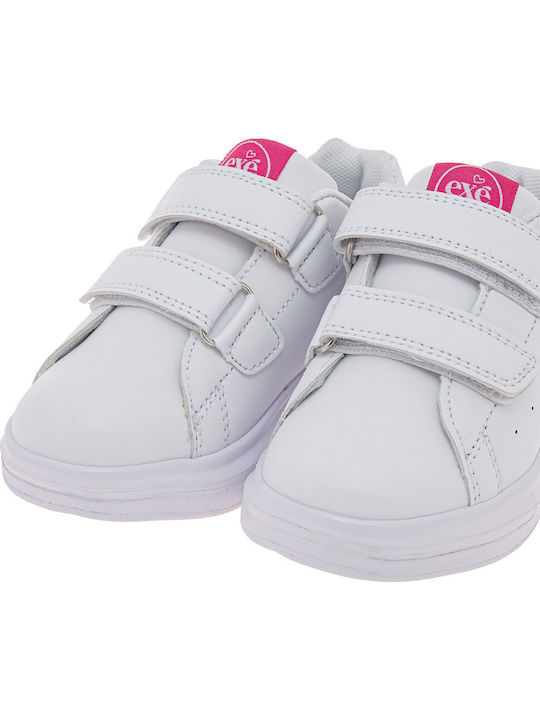 Παιδικά Sneakers με Σκρατς Λευκά