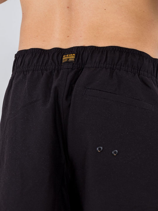 Dirik Solid Costume De Baie Bărbați Pantaloni Scurți Negri