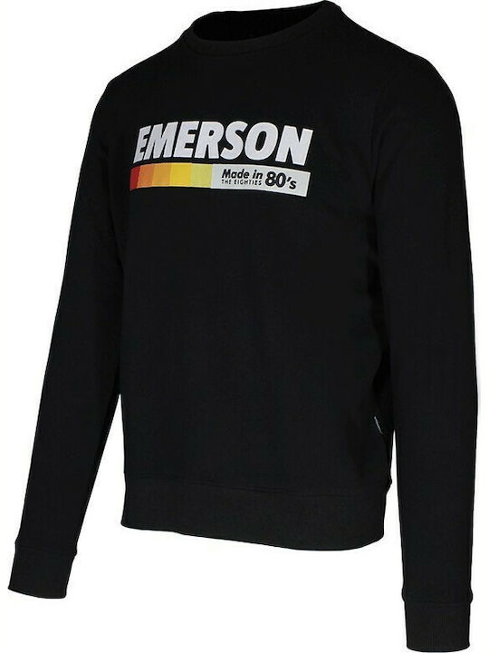 Emerson Herren Sweatshirt Schwarz