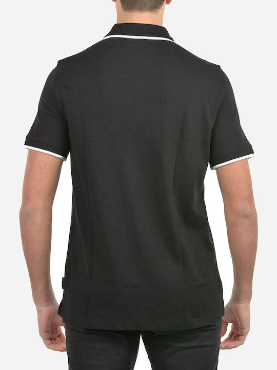 Armani Exchange Ανδρικό T-shirt Polo Μαύρο